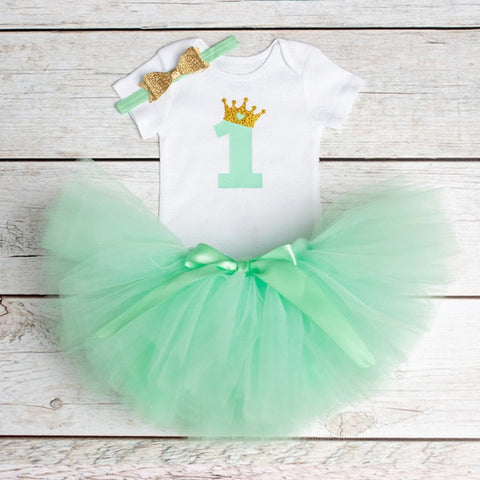 One Year Baby Girl Princess Dress