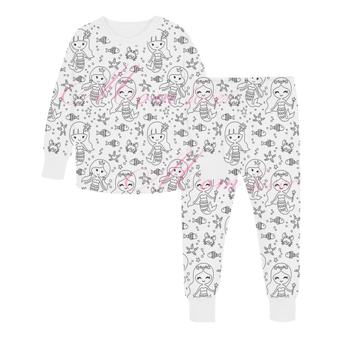 Children's Colorable Children's Pajama Set