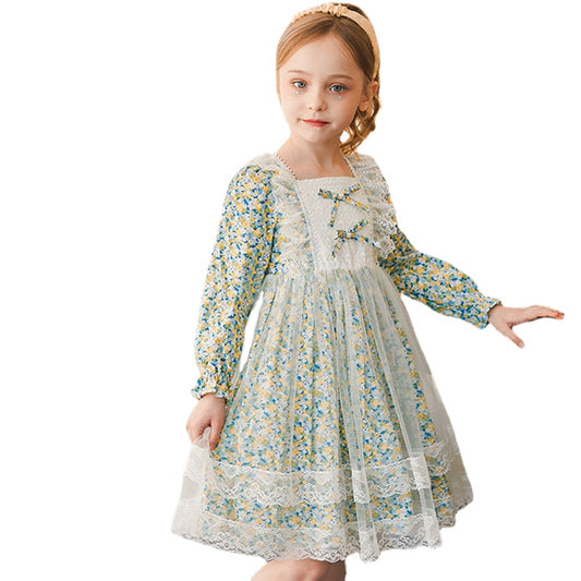 Girls French Princess Spring Dress