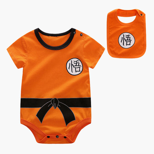 Baby Orange Karate Romper