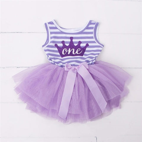 One Year Baby Girl Princess Dress