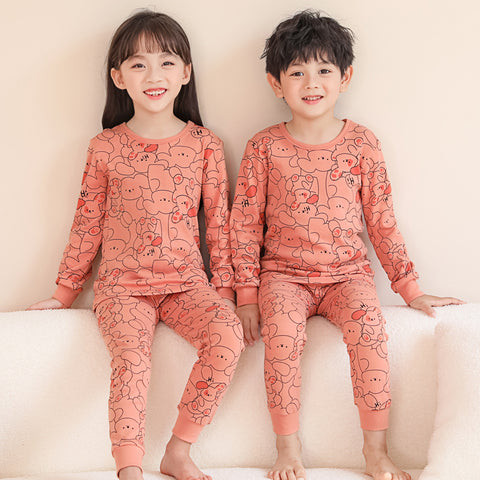 Cotton Kids Boy-Girl Long Pajamas