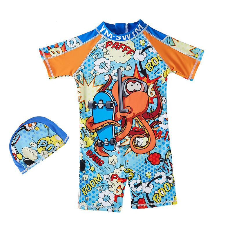 Octopus Boom Children's Swim suit