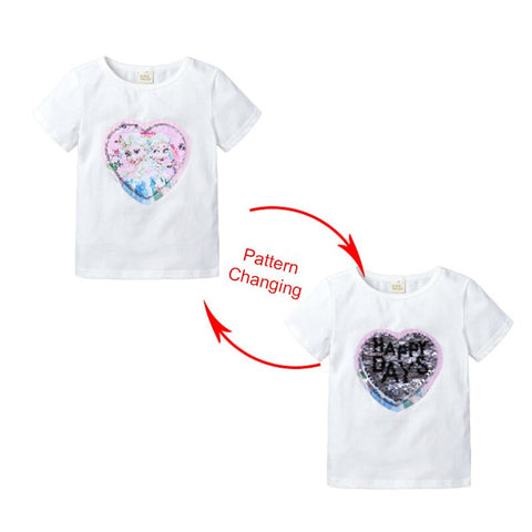 Kids Summer Cut Printed T-Shirt