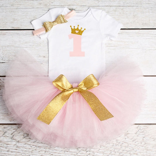 One Year Baby Girl Princess Dress