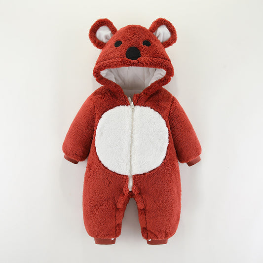 Bear Warm Newborn Romper Suit