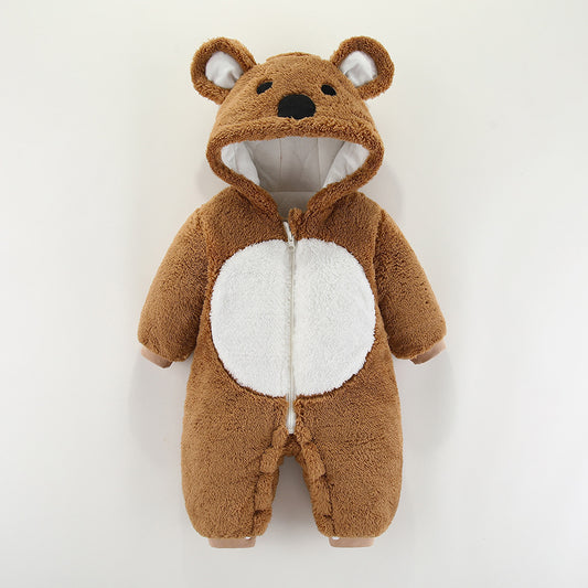 Bear Warm Newborn Romper Suit