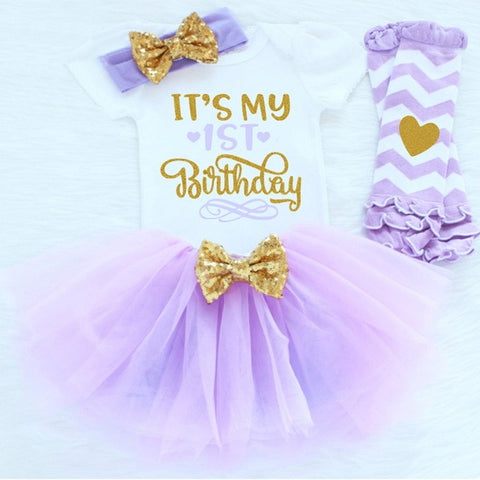 One Year Baby Girl Princess Dress