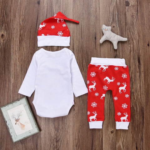 HOHO Christmas Toddler Outfits Set