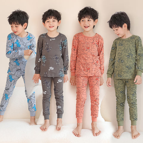 Cotton Kids Boy-Girl Long Pajamas