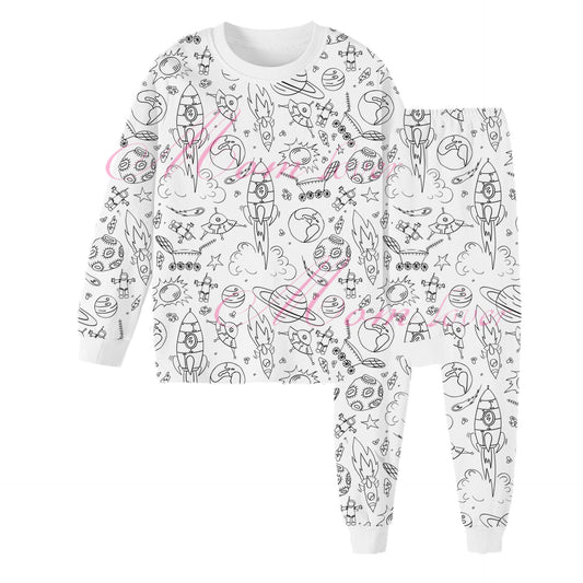 Children's Colorable Children's Pajama Set