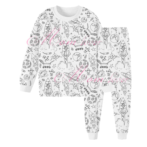 Children's Colorable Children's Pajama Set