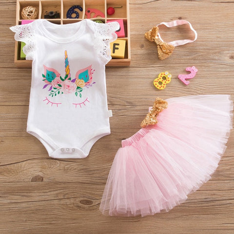 One Year Baby Girl Princess Dress