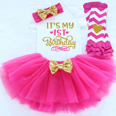 One Year Baby Girl Princess Dress