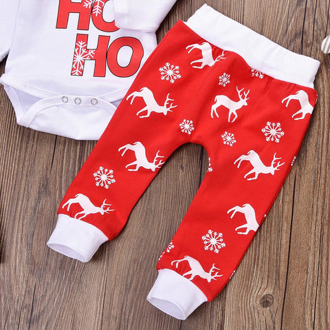 HOHO Christmas Toddler Outfits Set