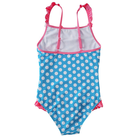 Polka Dot Girls Swimsuit