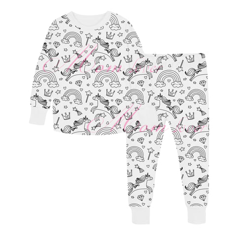 Children's Colorable Children's Pajama Set