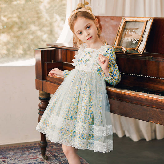 Girls French Princess Spring Dress