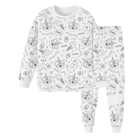 Children's Colorable Children's Pajama Set