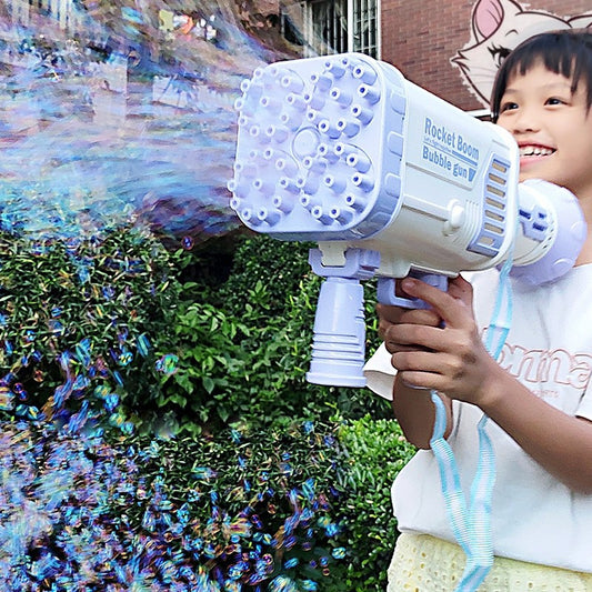 Bazooka Porous Bubble Electric Gun Toy