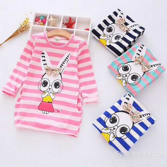 Kitty Rabbit duck Kids Girls Shirt