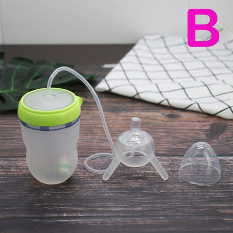 Cute Silicone Sippy Bottle