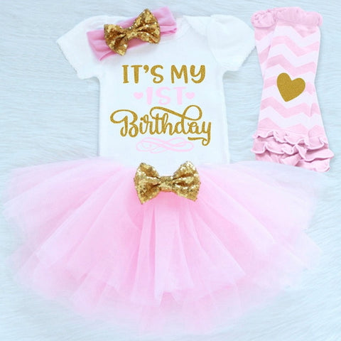 One Year Baby Girl Princess Dress