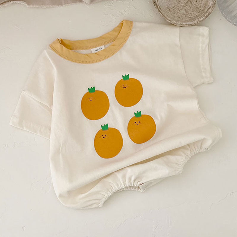 Infant Summer Fruit Romper