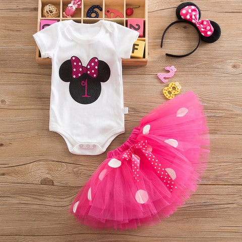 One Year Baby Girl Princess Dress