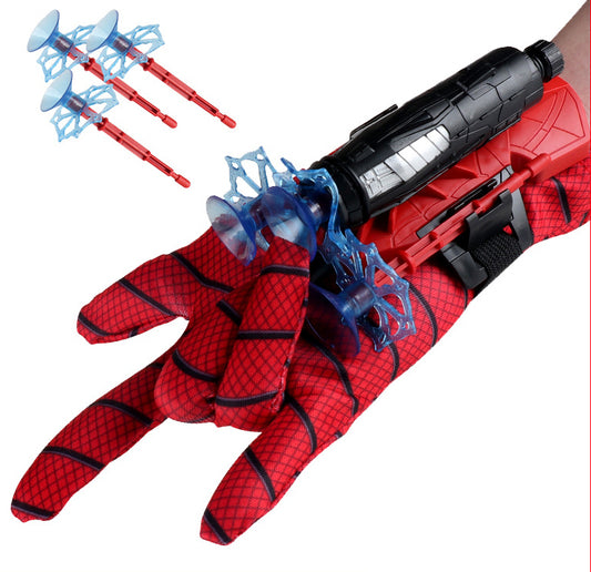 Spiderman Kids Gloves Stick Gun Toy