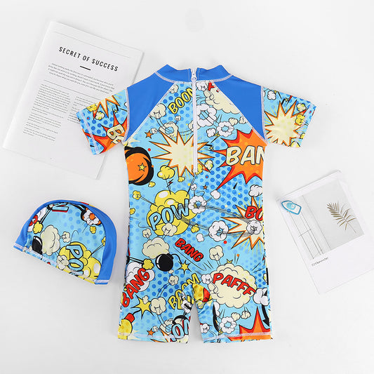 Octopus Boom Children's Swim suit