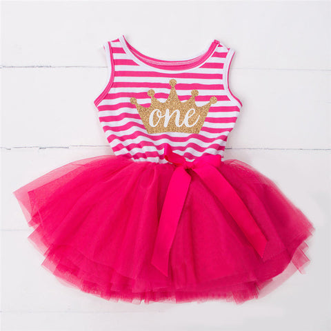 One Year Baby Girl Princess Dress