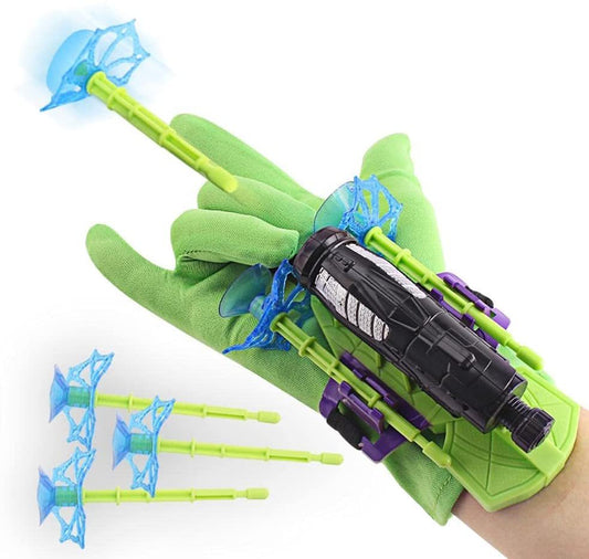 Spiderman Kids Gloves Stick Gun Toy