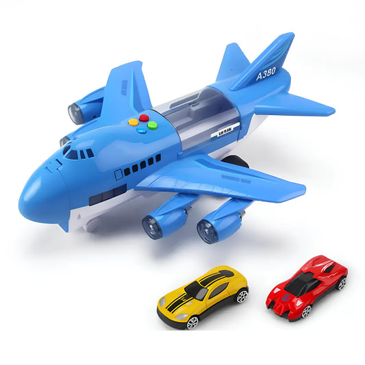 Large Kids' Airliner Toy Plane With Cars Toy