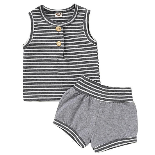 Summer Baby Shorts Set