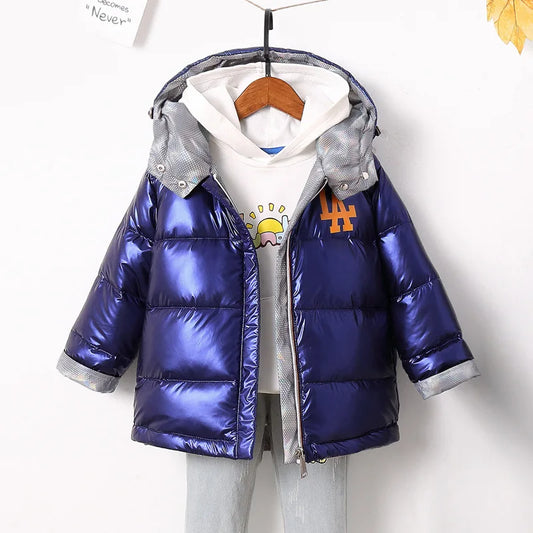 Boys Winter Warm Hooded Coat