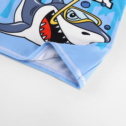 Diver Shark Boy Beach Swim wear