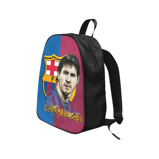 Lionel Messi Canvas Backpack