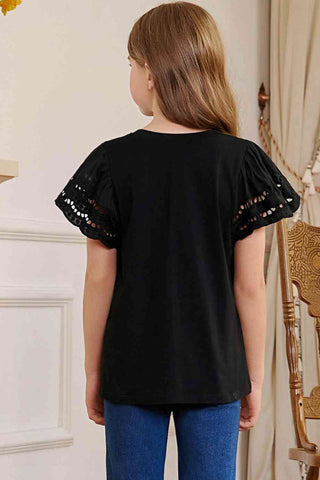 Girl Round Neck T-Shirt