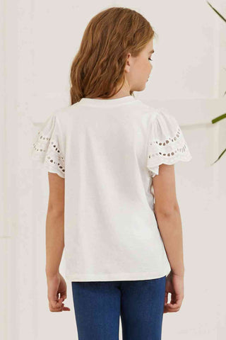 Girl Round Neck T-Shirt