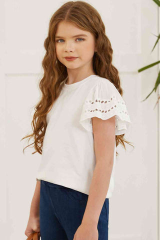 Girl Round Neck T-Shirt