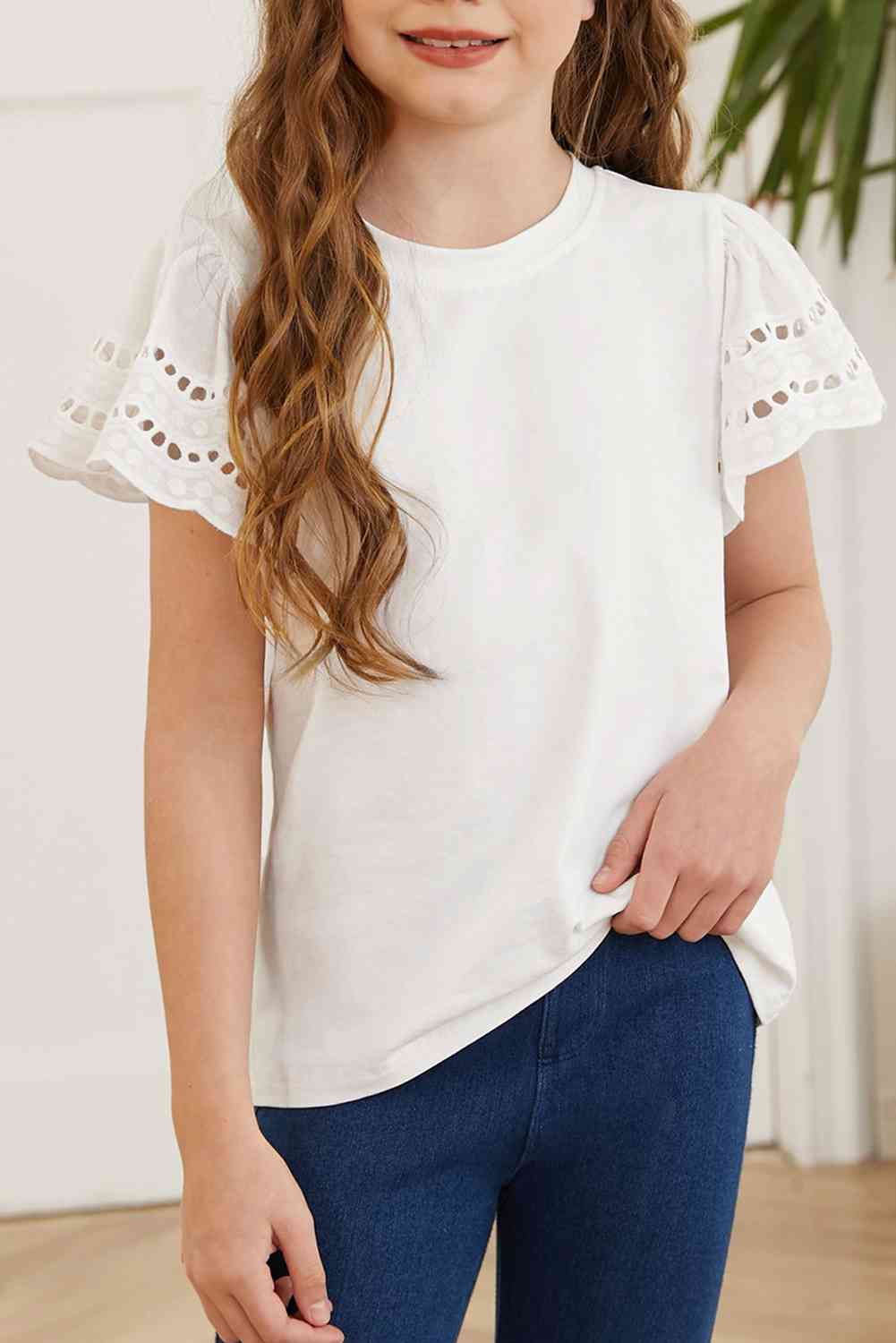 Girl Round Neck T-Shirt